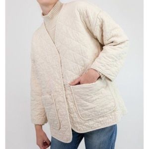 Micaela Greg Long Quilted coat